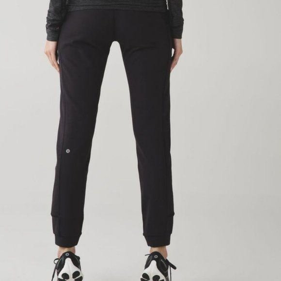 lululemon athletica Pants - Lululemon Base Runner Pant III Wee Stripe Black He